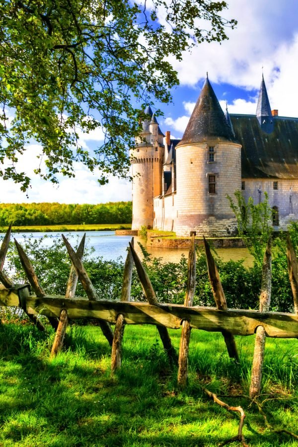 Romantic medieval castles of Loire valley - beautiful Le Plessis